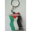 Fashion jewelry accessories silicon key chain silicone keychain